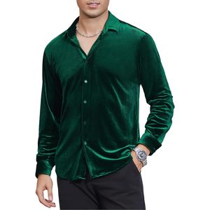 เสื้อกำมะหยี่แขนยาวสำหรับผู้ชายผ้าระบายอากาศได้ดีมีกระดุมลำลองสำหรับสวมใส่ในชีวิตประจำวัน - Product Image 1