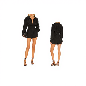 1918 tenue de club mode dames barboteuse habillée pour femmes manches bouffantes femmes fête barboteuse Sexy combinaison - Product Image 2