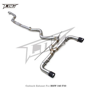 Tubo de escape recto COC para <span class=keywords><strong>BMW</strong></span> 335i <span class=keywords><strong>340i</strong></span> F30 <span class=keywords><strong>F31</strong></span> 3,0 T 2012-2016 sistema de escape Catback de acero inoxidable sin válvula - Product Image 3