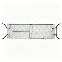 Table de pique-nique extérieure moderne en plastique avec structure métallique, durable et légère, pliable, design contemporain pour utilisation en centre commercial