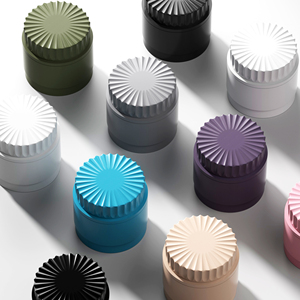 Smerigliatrice ceramica 3.0 denti a raggi di sole 5 pezzi in alluminio ceramica smerigliatrice per erbe con contenitore per negozio di fumo - Product Image 6