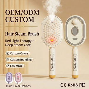 Brosse démêlante tout-en-un 2026 avec pulvérisateur électrique, peigne massant à coussin d'air, auto-nettoyante, applicateur d'huile et brosse à vapeur pour cheveux - Product Image 1
