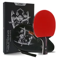 Loki Nieuwe Ontwerp K2 Ster Ping Pong Racket Professionele Tafeltennis Paddle Premium Tafeltennis Bat