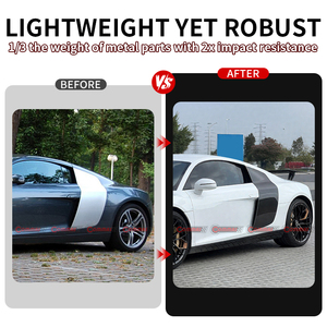 ช่องระบายอากาศด้านข้างสำหรับ Audi R8 V10 ปี 2008-2015 แบบ OEM คาร์บอนไฟเบอร์ อุปกรณ์ตกแต่งรถยนต์ - Product Image 2