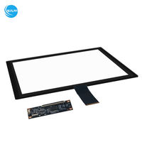 Nueva Pantalla Táctil Capacitiva Proyectada Impermeable de 21.5 Pulgadas, 10 Puntos Táctiles, Interfaz USB/DVI/Seriel, Certificación ROHS, Uso Comercial