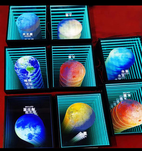 Tùy biến trong nhà LED sàn bảng điều chỉnh màn hình hiển thị kính cứng không giới hạn Vực Thẳm Gương trang trí hộp Đèn - Product Image 5