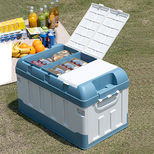2020 Household sundries foldable folding heavy duty plastic toy storage bins and box for car ,toys and home organization