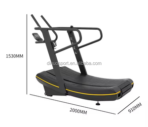 <span class=keywords><strong>Caminadora</strong></span> Curva Manual Comercial de Alta Resistencia, Sin Motor, con 8 Niveles de Resistencia Magnética, Máquina para Correr y Ejercicios Cardiovasculares - Product Image 3