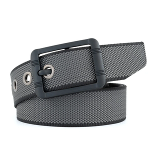 <span class=keywords><strong>Cintura</strong></span> da uomo in nylon resistente con fibbia a perno in lega <span class=keywords><strong>nera</strong></span> <span class=keywords><strong>opaca</strong></span>, regolabile, casual, in tela, per jeans e sport all'aperto - Product Image 5