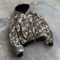 Vestes d'hiver personnalisées à capuche et à fermeture éclair, ultra légères, en duvet de canard et d'oie, réversibles, avec logo, rembourrées, style bulle, pour hommes et femmes