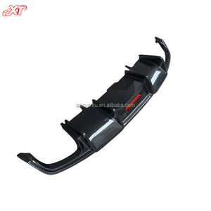 Labio de alerón de fibra de carbono con luz LED para <span class=keywords><strong>Audi</strong></span> <span class=keywords><strong>A7</strong></span> S7 RS7 C7.5 difusor de parachoques trasero Bodykit 2016-18 - Product Image 2