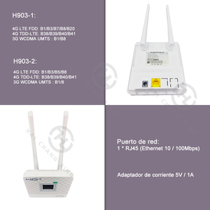 HCX H903 4G Router Inalámbrico 1 puerto lan 4g Módem Wifi MIFIs 150Mbps LTE 3G UMTS Pantalla LCD E5885 - Product Image 6