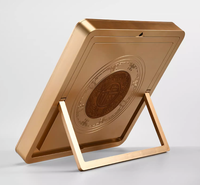 Placa de Premio Metálica Personalizada, Certificado del Distribuidor con Color, Distribuidor Autorizado Venta al por Mayor de Fábrica, Certificados de Agradecimiento