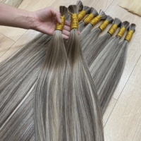 Extensiones de Cabello Natural Ruso al por Mayor, Cabello Humano Virgen SDD, Cabello Remy con Cutícula Alineada, Extensiones de Cabello Natural