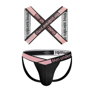 Conjunto Deportivo Sexy para Hombre, de Cintura Baja, con Tirantes de Hombro y Tirantes Cruzados, 100% Algodón, Ecológico y Transpirable - Product Image 3