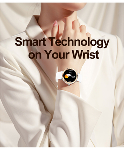 Montre intelligente à écran tactile, contrôle par application, moniteur de fréquence cardiaque, boîtier en alliage, étanche - Product Image 4