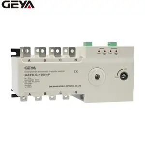 GEYA GATS-G-ST 4 P 180-250A 4 kutuplu çift güç otomatik Transfer anahtarı 4 P 250A ATS geçiş anahtarı jeneratör için