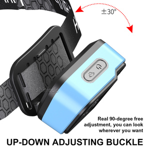 Outdoor Activities Rechargeable <strong>Headlamp</strong> Digital Display Sensor Portable Fishing Strong Light Adjustable Waterproof <strong>Headlamp</strong> - Product Image 6