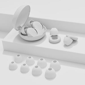 Tapones para los oídos de seguridad reductores de ruido de silicona suave insonorizados reutilizables para viajar, dormir, aviones - Product Image 5