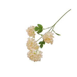 Bouquet d'hortensias artificiels Xinchengzhi, 4 têtes, fleurs en soie plastique pour décoration de maison et de mariage - Product Image 3