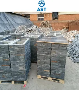 AST OEM/ODM doğal çimento işlenmiş taş posta kutusu bahçe sütunları taş duvar