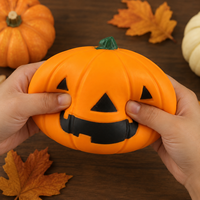 Citrouille géante d'Halloween anti-stress, jouet fantaisie à remontée lente et douce pour cadeaux de fête, enfants et adultes