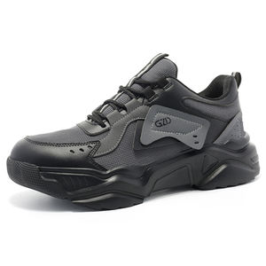 أحذية تأمين العمل خفيفة الوزن وجيدة التهوية ورخيصة الثمن أحذية السلامة الرياضية غير الرسمية للرجال في الصيف بقاع مطاطي - Product Image 1