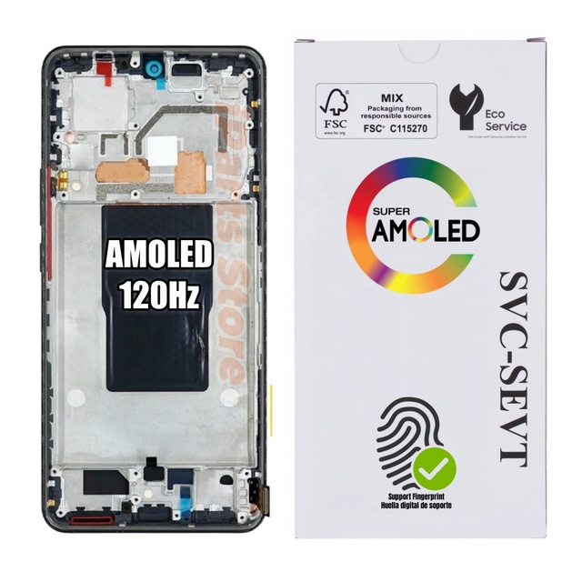 IPARTS Replacement AMOLED Display for Xiaomi 12T 22071212AG 12T Pro 22081212UG 22081212G Touch Screen With Frame Assembly OEM