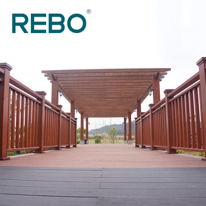 พื้นระเบียงไม้ไผ่สำหรับกลางแจ้ง <span class=keywords><strong>REBO</strong></span> ความหนาแน่นสูง 18 มม. ผิวเคลือบน้ำมันทันสมัย รับประกัน 30 ปี เหมาะสำหรับสวนและลานบ้าน - Product Image 2