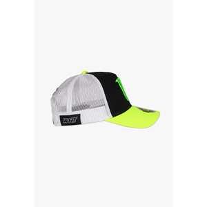 Gorra Trucker Premium Blanca 100% Poliéster, Diseño VR46 con Patrocinio Monster Energy, Multi-Panels, Ajustable, para Exportación - Product Image 5