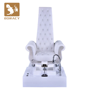 Sillón de Pedicura Bomacy SC-010 con Masaje de Pies, Drenaje, Reposapiés Ajustable, Tina de <span class=keywords><strong>Madera</strong></span> y Vidrio, Equipo de Salón - Product Image 1