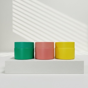 50ml Frosted Glass Face Cream Jar with Sustainable Gold Silver Lid Moisturizer Creme Hydratante Kosmetikcreme for Skin Care - Product Image 1