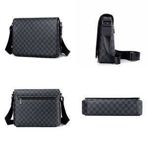 Borsa a Tracolla da Uomo Fuliya Personalizzata con Etichetta Privata, Stile Casual Business alla Moda, Borsa <span class=keywords><strong>Messenger</strong></span> a Quadri per Lavoro e Tempo Libero - Product Image 6