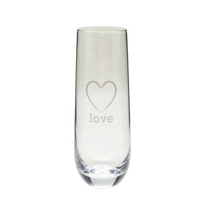 Flûtes à <span class=keywords><strong>champagne</strong></span> gravées de cristal clair, pour <span class=keywords><strong>mariage</strong></span>, 1 pièce - Product Image 1