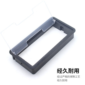 Office Organizer <b>Plastic</b> Cable Management <b>Box</b> Rectangle Wall Mounted Detachable PP Storage Bin For Earphone Electric Wire - Product Image 3