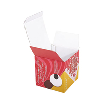 Boîte en carton ondulé imprimée et colorée personnalisable, matériaux recyclés, emballage pour en-cas et noix avec éponge – Recyclable et écologique