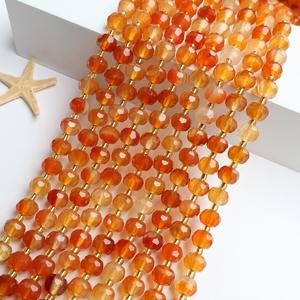 ลูกปัดคริสตัลหยกอาเกตขนาด 6x8 มม. หินธรรมชาติ ควอตซ์ ลูกปัดอัญมณี สำหรับทำเครื่องประดับ - Product Image 4