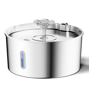 Paiwang Distributeur d'eau pour animaux de compagnie en acier inoxydable 7L, grande capacité, avec fenêtre de visualisation, <span class=keywords><strong>à</strong></span> circulation automatique, <span class=keywords><strong>facile</strong></span> <span class=keywords><strong>à</strong></span> utiliser - Product Image 5