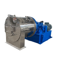 Machine Centrifuge de déshydratation de sel, Piston à deux étages, centrifugeuse de poussoir en acier inoxydable