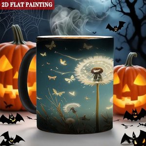 Blank Mug Frosted Black 11oz <b>Ceramic</b> Heat Sensitive Color Changing <b>Cup</b> - Product Image 6