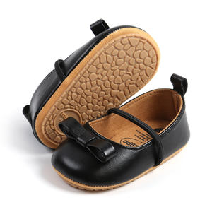 Chaussures de princesse pour bébés filles, jolies pantoufles de mariage à nœud papillon, chaussures de robe de mariée adorables, 0-18M - Product Image 5