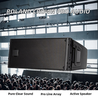 Enceinte active professionnelle FUNINC FN-ACT10 Line Array 10 pouces double 10 pouces sonorisation professionnelle amplifiée Mono/Surround pour performance scénique