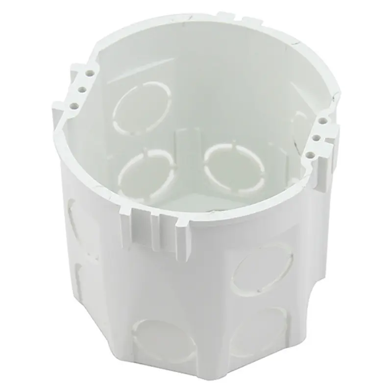 EU Standard Wall Round Mounting Box or Internal Cassette Wiring Box White Back Box For EU Switch and Socket