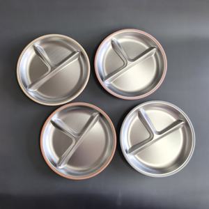 Fournisseurs de produits pour bébés Plaques en acier inoxydable Silicone Aspiration Enfants Acier Divisé Plaques en acier inoxydable pour enfants - Product Image 5