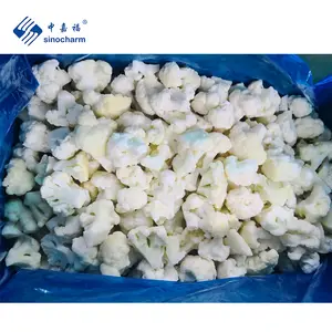 Sinocharm BRC сертифицированные Овощи IQF 10 кг оптом по Заводской Цене замороженная белая цветная капуста