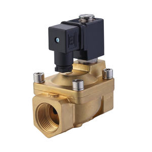 Hochwertiges 12V 220V Messing-Magnetventil 24V <span class=keywords><strong>Pilot</strong></span> betriebenes normal geschlossenes Wasser magnetventil 2/2-Wege-Magnetventil - Product Image 2