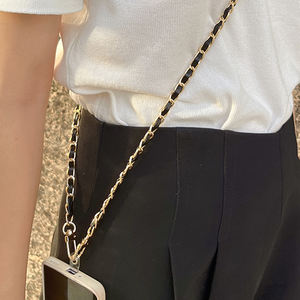 Cordão Anti-Perda para Telefone, Suporte para Câmera e USB, Acessórios Móveis, Colar Transversal, Corrente Preta para Todos os Modelos de Capas de Telefone - Product Image 3