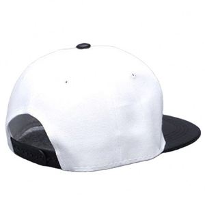 Cheap Fashion Classic Baseball <b>Cap</b> 2 Tone <b>Flat</b> PU Brim Custom 3d Puff Embroidered logo 6 Panel High Profile Snapbacks Hats - Product Image 4
