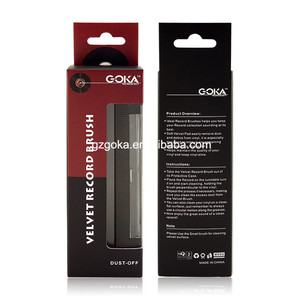 Ensemble de nettoyage de disques vinyles GK-R03 noir, prix le plus bas, poignée ABS de haute qualité, brosse en velours pour disques et petite brosse - Product Image 6