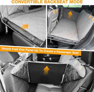 Funda Protectora para Asiento de Coche para Perros, Extensor de Asiento Trasero con Base Rígida, Impermeable, Antideslizante, Hamaca para Mascotas, para SUVs y Camionetas - Product Image 4